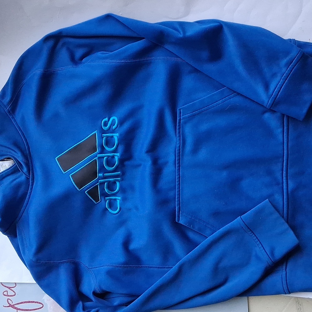 Boys Blue Adidas Sweatshirt